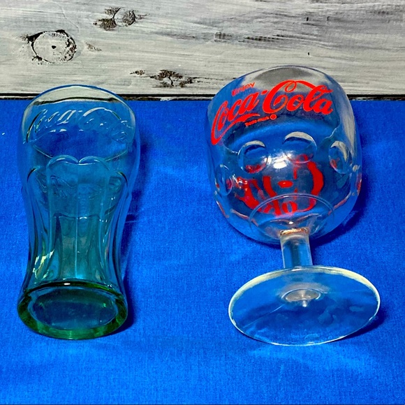 VINTAGE COCA-COLA GLASSES - Picture 3 of 4